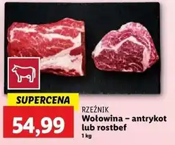 Lidl Stek z rostbefu wołowego Rzeźnik Codzienna Dostawa oferta