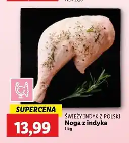 Lidl Noga z indyka Świeży Indyk Z Polski oferta