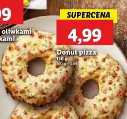 Lidl Donut pizza z boczkiem i serem oferta