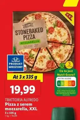 Lidl Pizza mozzarella Trattoria Alfredo oferta