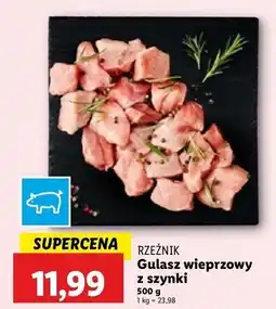 Lidl Gulasz wieprzowy z szynki Rzeźnik Codzienna Dostawa oferta