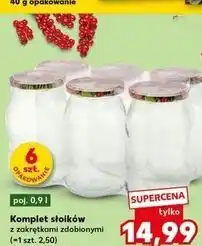Kaufland Komplet słoików z nakrętką 900 ml oferta