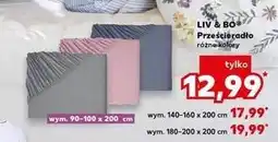 Kaufland Prześcieradło 180-200 x 200 cm Liv & Bo oferta