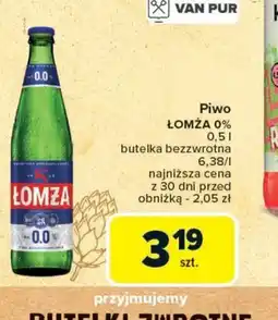 Carrefour Market Piwo Lomża 0% oferta