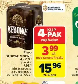 Carrefour Market Piwo Dębowe Mocne oferta