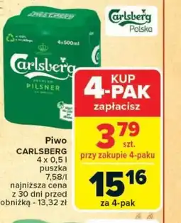 Carrefour Market Piwo Carlsberg oferta