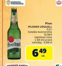 Carrefour Market Piwo Pilsner Urquell oferta