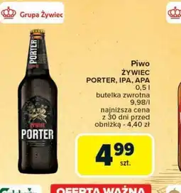 Carrefour Market Piwo Zywiec Porter, IPA, APA oferta