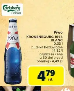 Carrefour Market Piwo Kronenbourg 1664 Blanc oferta