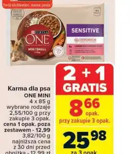 Carrefour Market Karma dla psa Purina One Mini oferta