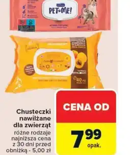 Carrefour Market Chusteczki nawilżane dla zwierząt oferta
