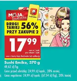 Biedronka Zestaw sushi Emiko Moja Biedronka oferta
