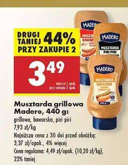 Biedronka Musztarda Madero, różne rodzaje oferta