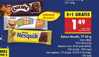 Biedronka Baton Chocapic Nestlé oferta