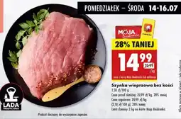 Biedronka Szynka wieprzowa bez kości Lada Tradycyjna oferta