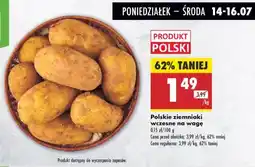 Biedronka Ziemniaki wczesne na wagę Biedronka oferta