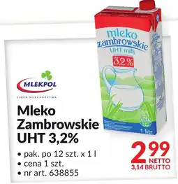 Makro Mleko Zambrowskie UHT 3,2% Mlekpol oferta