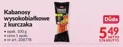 Makro Kabanosy wysokobiałkowe z kurczaka Duda oferta