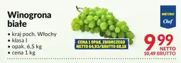 Makro Winogrona białe Metro Chef oferta