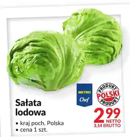 Makro Sałata lodowa Metro Chef oferta