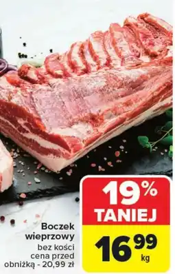 Carrefour Boczek bez kości oferta