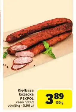 Carrefour Kiełbasa Pekpol oferta