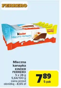 Carrefour Kanapka mleczna oferta