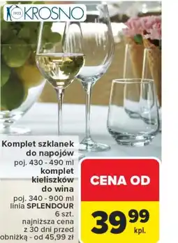 Carrefour Zestaw szklanek oferta