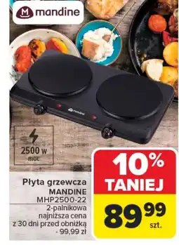 Carrefour Płyta grzewcza Mandine oferta