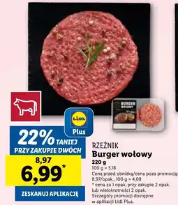 Lidl Burger Rzeźnik oferta
