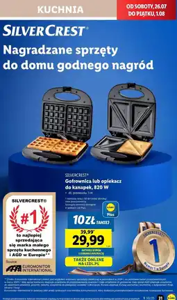 Lidl Opiekacz 820 w Silvercrest oferta