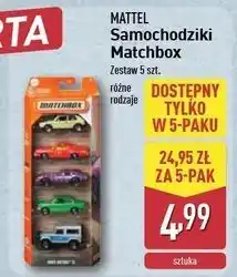 ALDI Zestaw samochodzików 1:64 Mattel oferta