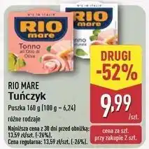 ALDI Tuńczyk w sosie własnym Rio Mare oferta