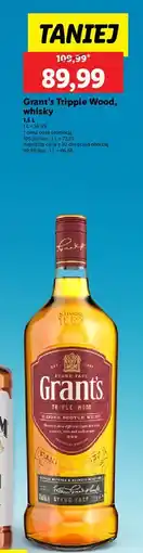 Lidl Whisky Grant's Triple Wood oferta
