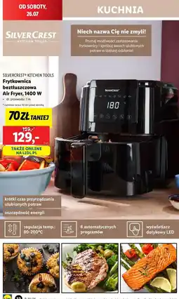 Lidl Frytkownica beztłuszczowa 1400w Silvercrest oferta