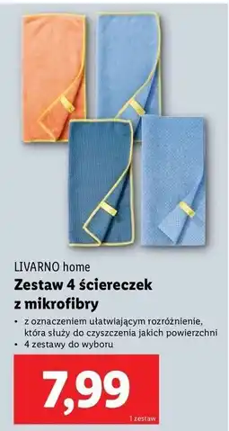 Lidl Ścierka z mikrofibry Livarno Home oferta