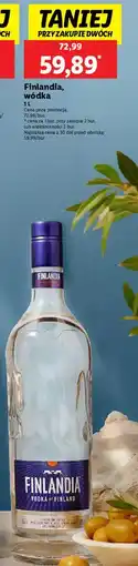 Lidl Wódka Finlandia Vodka Of Finland oferta