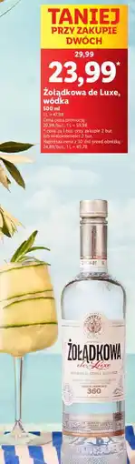 Lidl Wódka Żołądkowa Gorzka De Luxe oferta