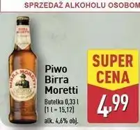 ALDI Piwo Birra Moretti oferta