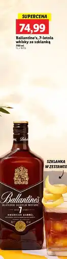 Lidl Whisky + szklanka Ballantine's 7 Yo oferta