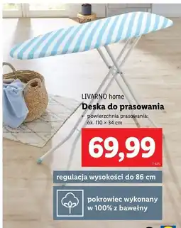 Lidl Deska do prasowania 110 x 30 cm Livarno Home oferta