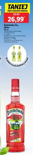 Lidl Wódka Żubrówka Kwaśna Cytryna oferta