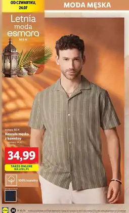 Lidl Koszula męska Esmara oferta