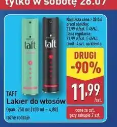 ALDI Lakier do włosów ultra strong Taft Volume oferta