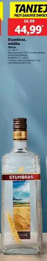 Lidl Wódka Stumbras Centenary oferta