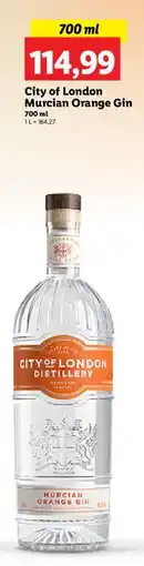 Lidl Gin murcian orange City Of London oferta