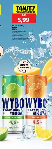 Lidl Drink orange Wyborowa Fizzy oferta