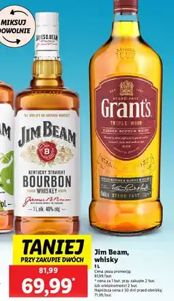 Lidl Bourbon Jim Beam White Label oferta