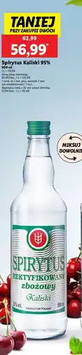 Lidl Spirytus Kaliski oferta