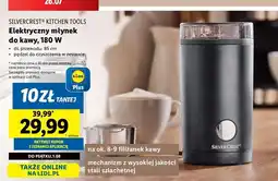 Lidl Elektryczny młynek do kawy 180 w Silvercrest oferta